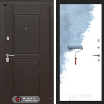 Входная дверь Мегаполис 28 - Грунт под покраску