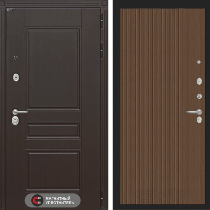 Входная дверь Мегаполис 29 - Дуб кантри темный