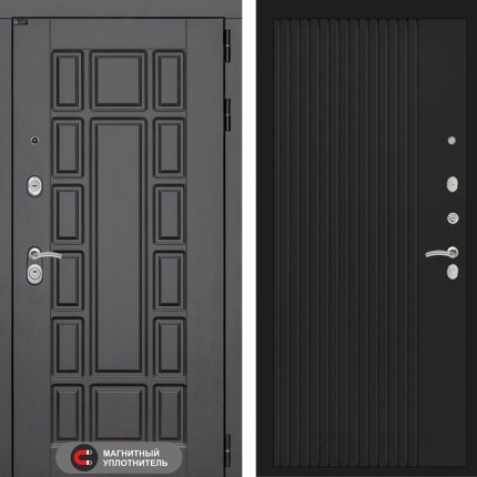 Входная дверь Нью-Йорк 29 - Черный кварц