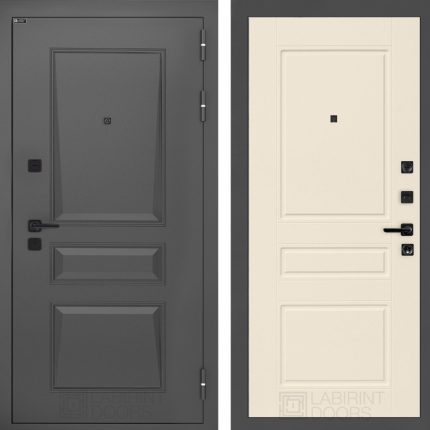 Входная дверь Орлеан 03 - Крем софт