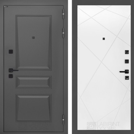 Входная дверь Орлеан 24 - Белый софт