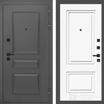 Входная дверь Орлеан 26 - Эмаль RAL 9003