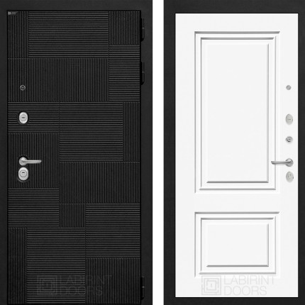 Входная дверь PAZL 26 - Эмаль RAL 9003