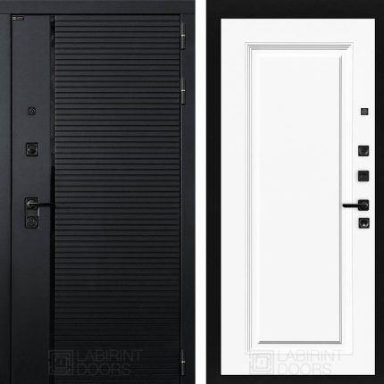 Входная дверь PIANO 27 - Эмаль RAL 9003