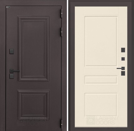 Входная дверь Полярис лайт 03 - Крем софт