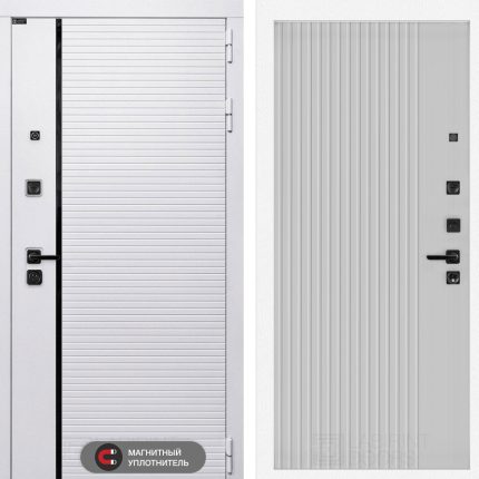 Входная дверь ROYAL 29 - Белый рельеф софт