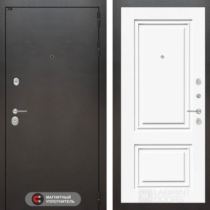 Входная дверь SILVER 26 - Эмаль RAL 9003