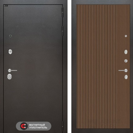 Входная дверь SILVER 29 - Дуб кантри темный