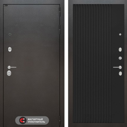 Входная дверь SILVER 29 - Черный кварц