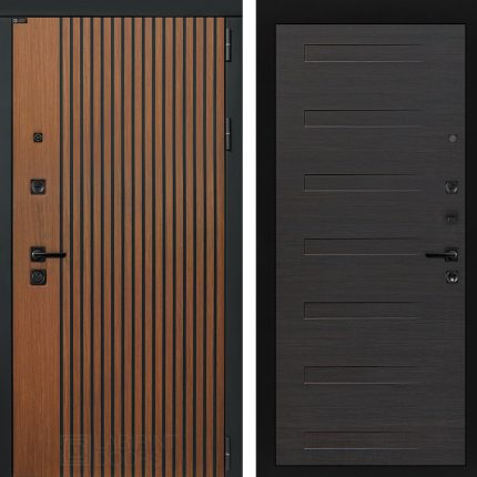 Входная дверь STORM 14 - Эковенге горизонтальный