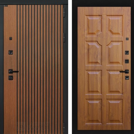 Входная дверь STORM 17 - Золотой дуб