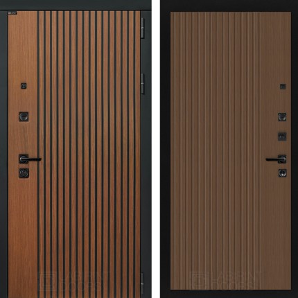 Входная дверь STORM 29 - Дуб кантри темный