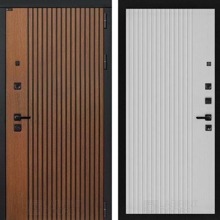 Входная дверь STORM 29 - Белый рельеф софт