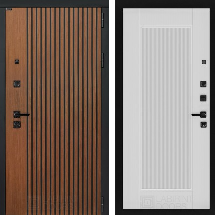 Входная дверь STORM 30 - Белый рельеф софт