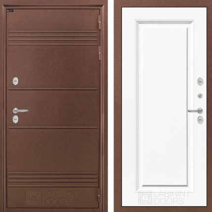 Входная дверь Термо Лайт 27 - Эмаль RAL 9003