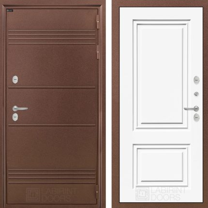 Входная дверь Термо Лайт 26 - Эмаль RAL 9003