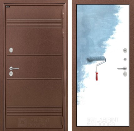 Входная дверь Термо Лайт 28 - Грунт под покраску