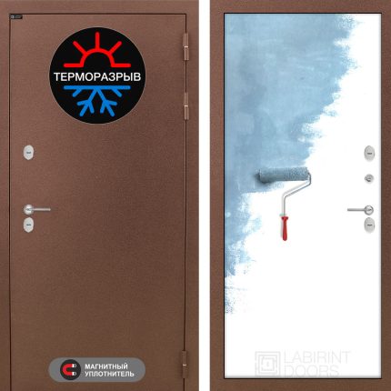 Входная дверь Термо Магнит 28 - Грунт под покраску