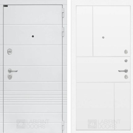 Входная дверь Трендо 21 - Белый софт