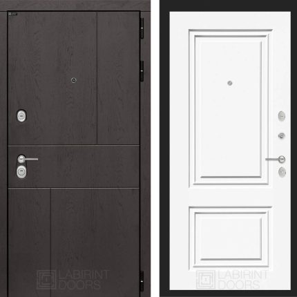 Входная дверь URBAN 26 - Эмаль RAL 9003