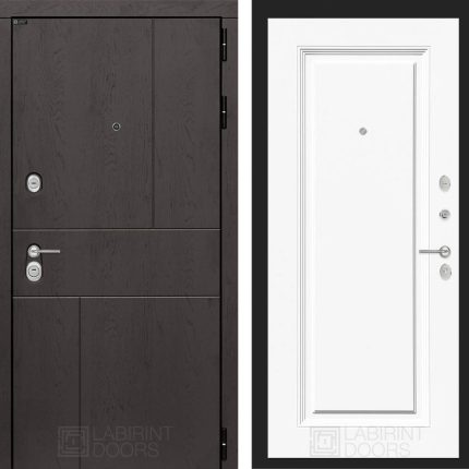 Входная дверь URBAN 27 - Эмаль RAL 9003