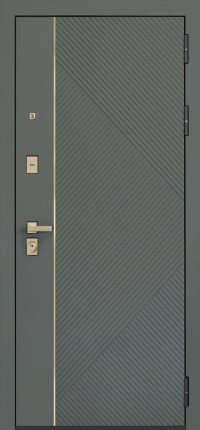 Стальная дверь "Лига". Заказная модель.