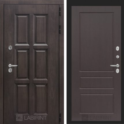 Входная дверь Лондон 03 - Орех премиум