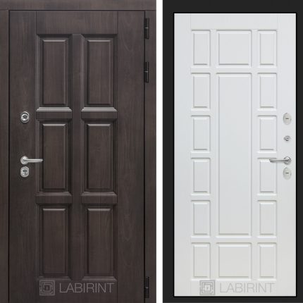 Входная дверь Лондон 12 - Белое дерево