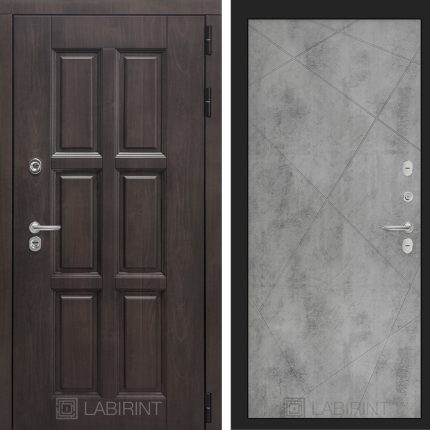 Входная дверь Лондон 24 - Бетон светлый