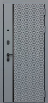 Стальная дверь "Манчестер" с зеркалом