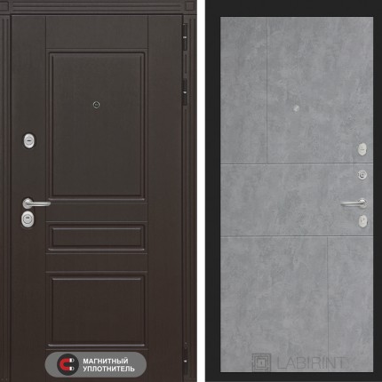 Входная дверь Мегаполис 21 - Бетон светлый