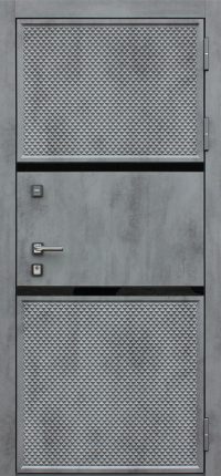 Стальная дверь "Мегаполис". Заказная модель.