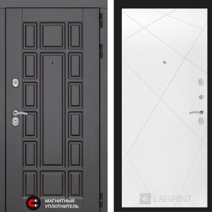 Входная дверь Нью-Йорк 24 - Белый софт