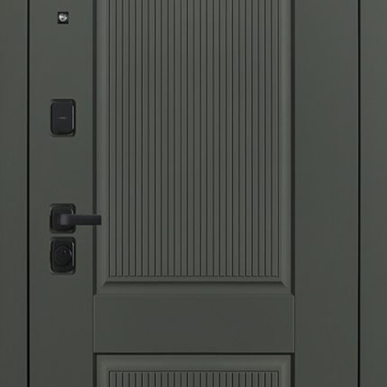 Стальная дверь "Scandi" с зеркалом