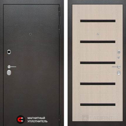 Входная дверь SILVER 01 - Беленый дуб