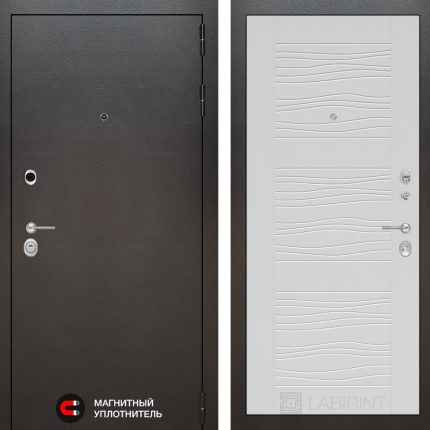 Входная дверь SILVER 06 - Белое дерево