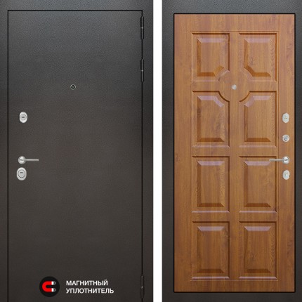 Входная дверь SILVER 17 - Золотой дуб