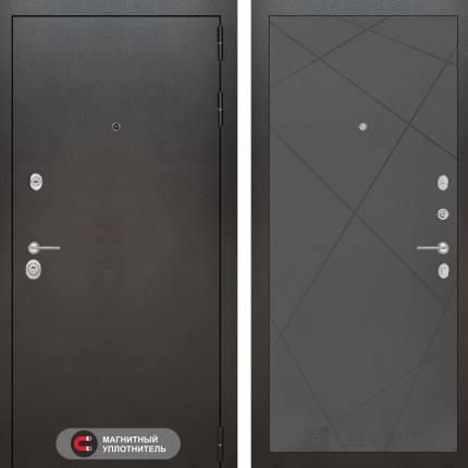 Входная дверь SILVER 24 - Графит софт