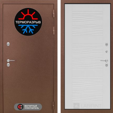 Входная дверь Термо Магнит 06 - Белое дерево