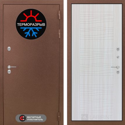 Входная дверь Термо Магнит 06 - Сандал белый