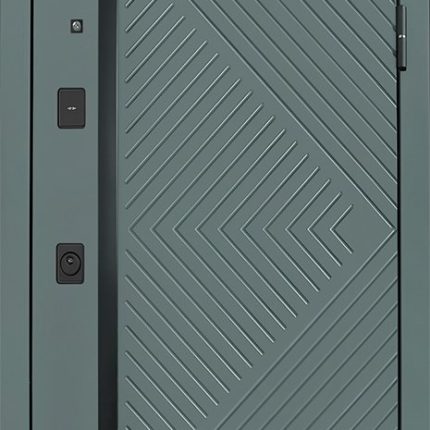 Стальная дверь «Тесла». Заказная модель.