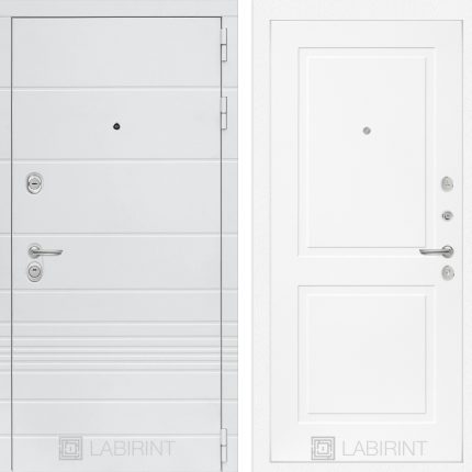 Входная дверь Трендо 11 - Белый софт