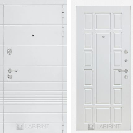 Входная дверь Трендо 12 - Белое дерево