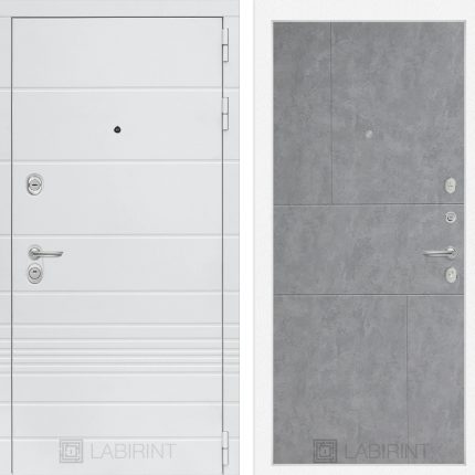 Входная дверь Трендо 21 - Бетон светлый