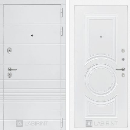 Входная дверь Трендо 23 - Белый софт
