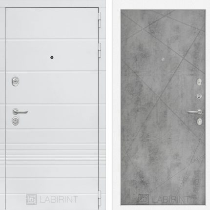 Входная дверь Трендо 24 - Бетон светлый