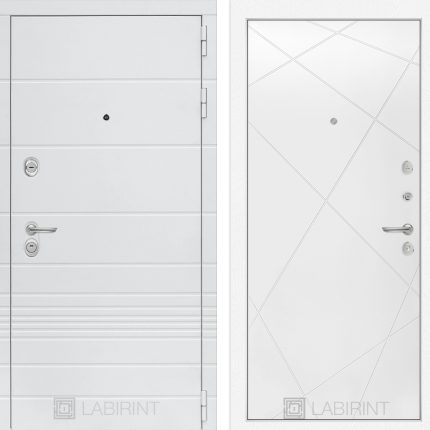 Входная дверь Трендо 24 - Белый софт