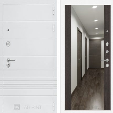 Входная дверь Трендо с Зеркалом Максимум - Венге