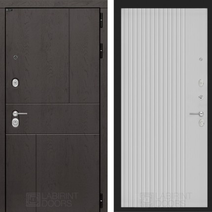 Входная дверь URBAN 29 - Белый рельеф софт