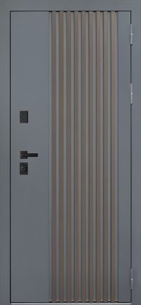 Стальная дверь "Winter" (терморазрыв 3к). Заказная модель.